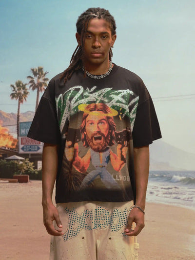 Bling Funny Jesus Boxy Tee-532
