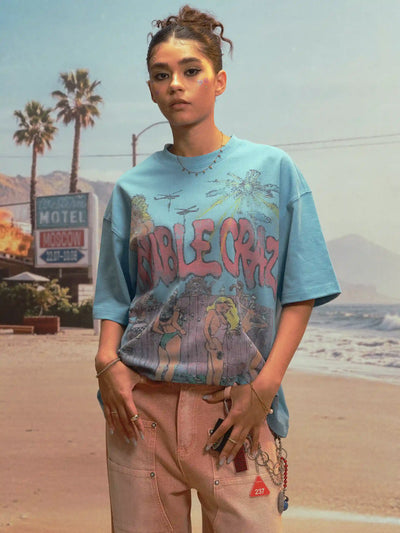 90s Vintage Bikini Graphic Tee-533