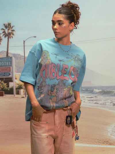 90s Vintage Bikini Graphic Tee-533