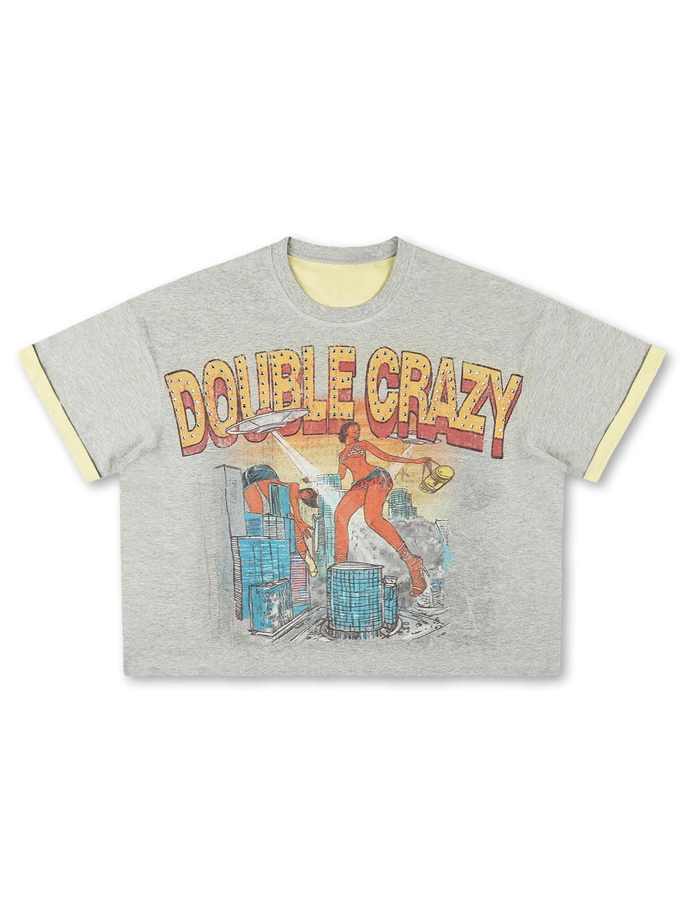 T-shirt Science-fiction Bling Années 90 Dessiné à la main-534