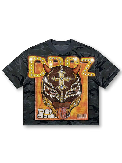 Camiseta holgada Gladiator camuflaje-555