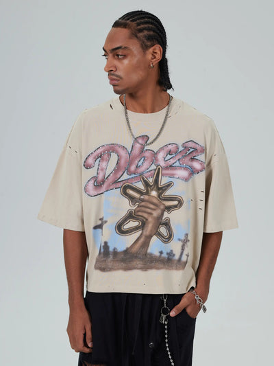 Bling Tombstone Vintage Tee-678