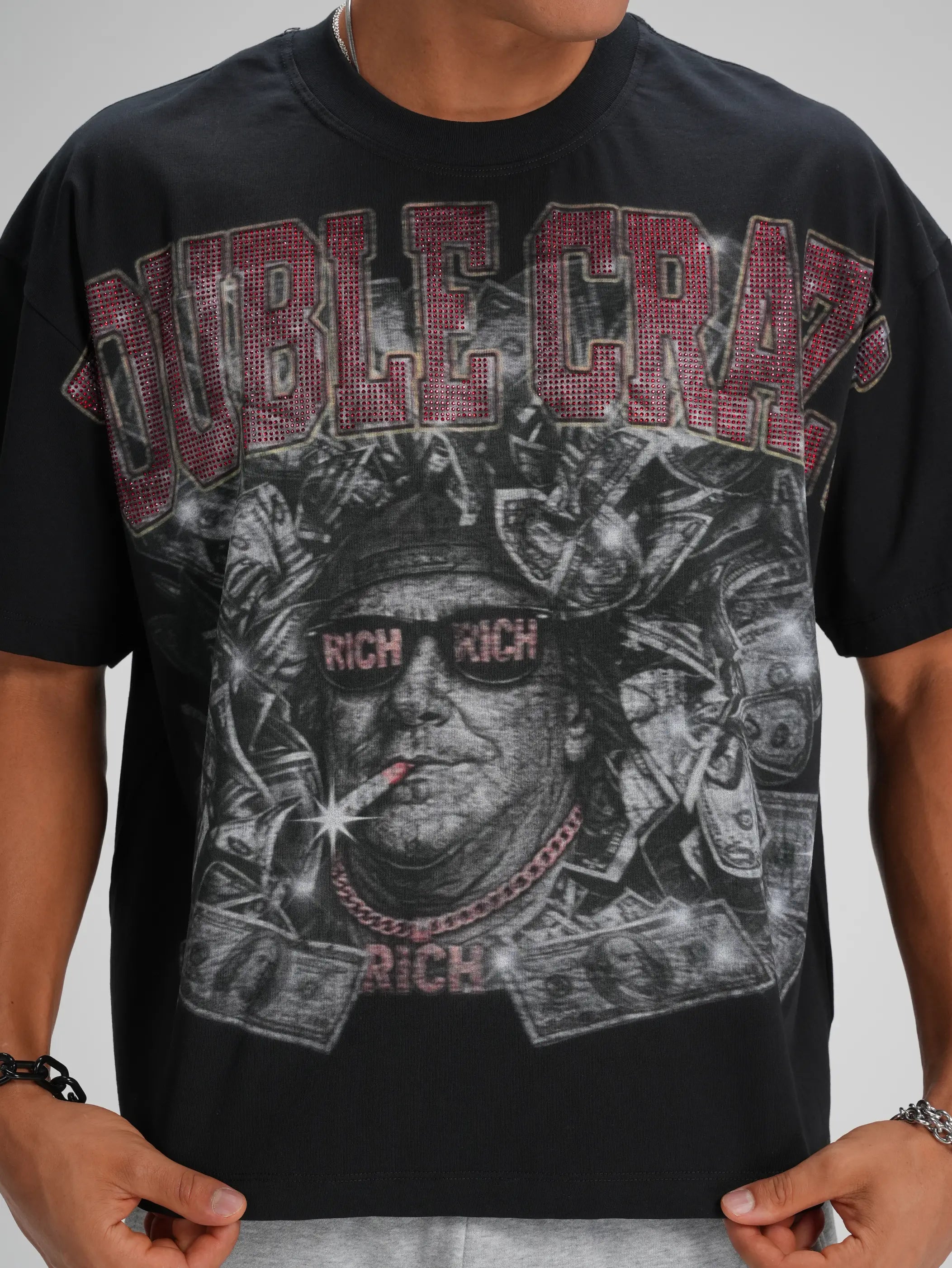 Bling Rich Jesus Graphic Tee-560
