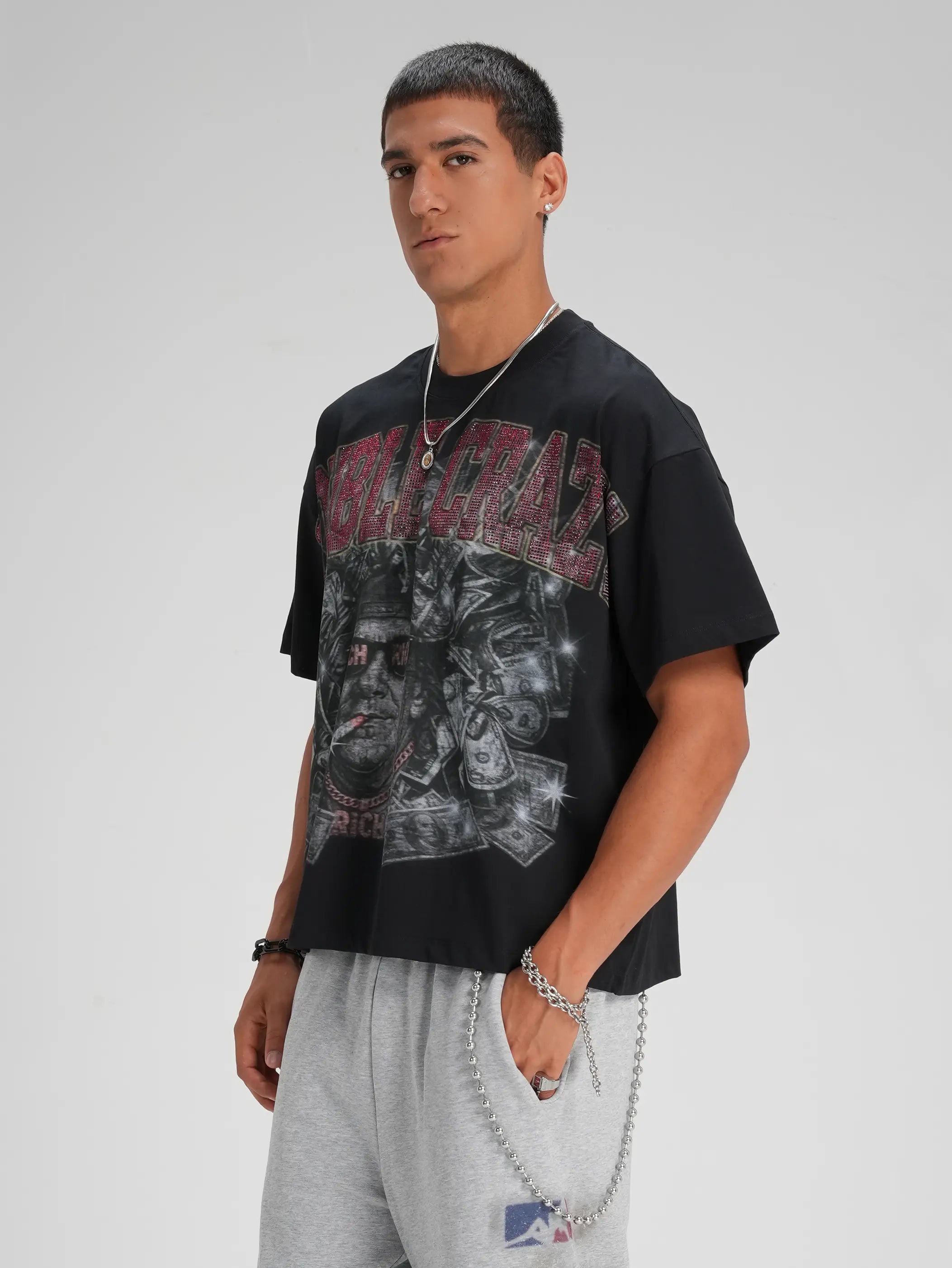 Bling Rich Jesus Graphic Tee-560