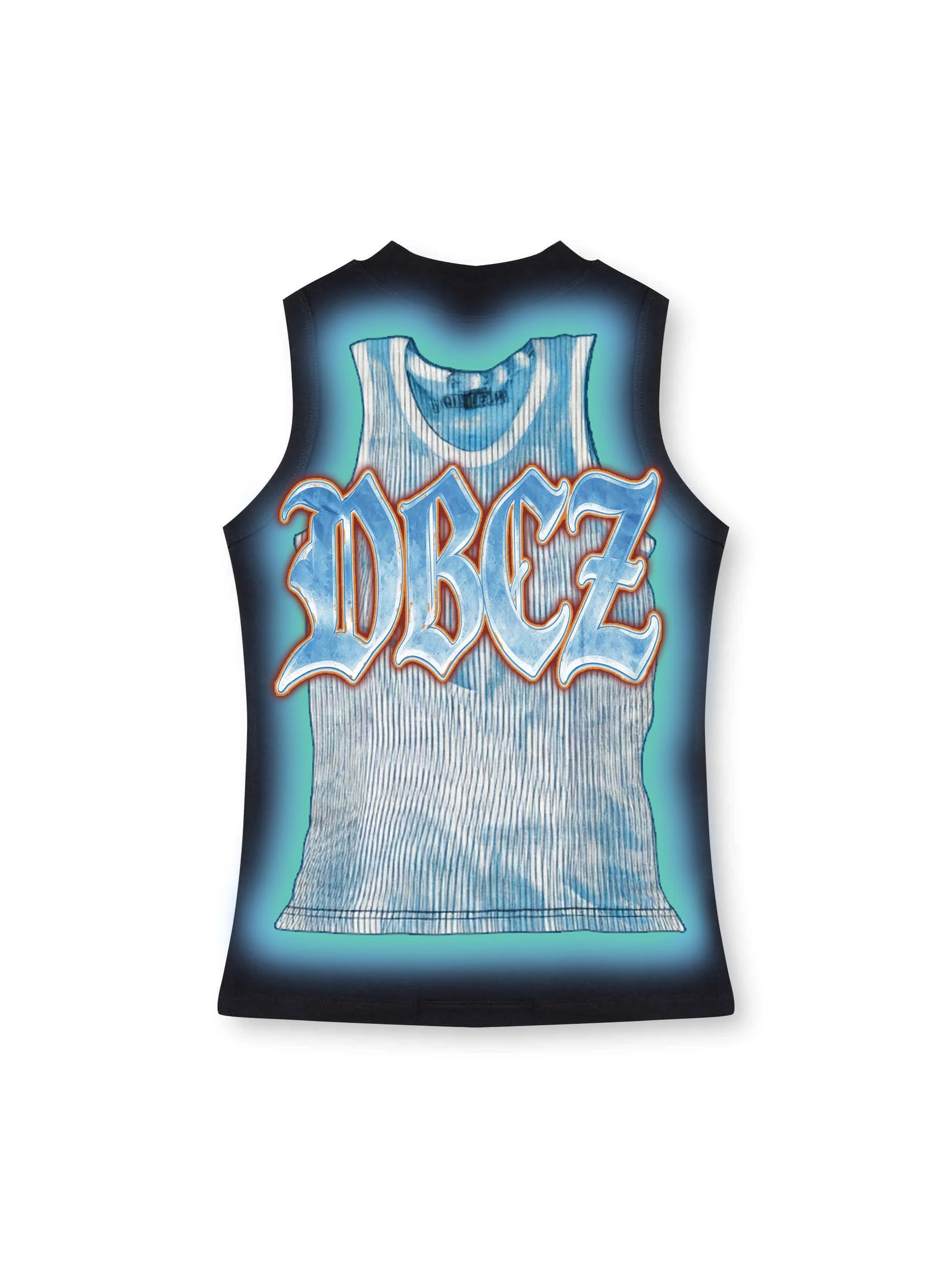 Trompe L'oeil Gothic Muscle Tank-570