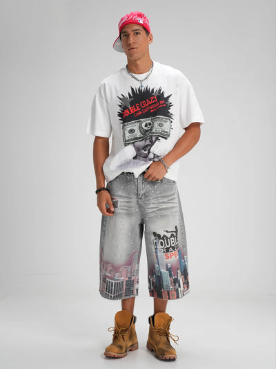 T-shirt ample enfant Bling Cash Afro-573