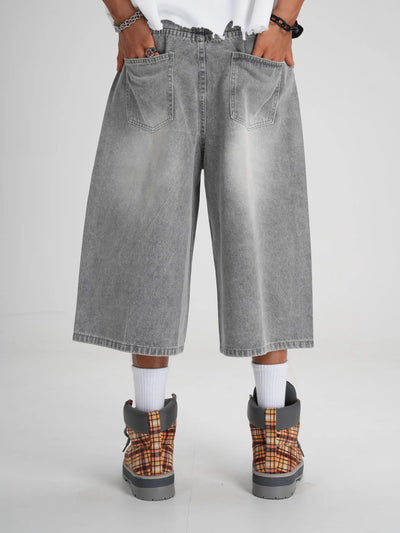 Bling NYC Graphic Denim Jorts-577