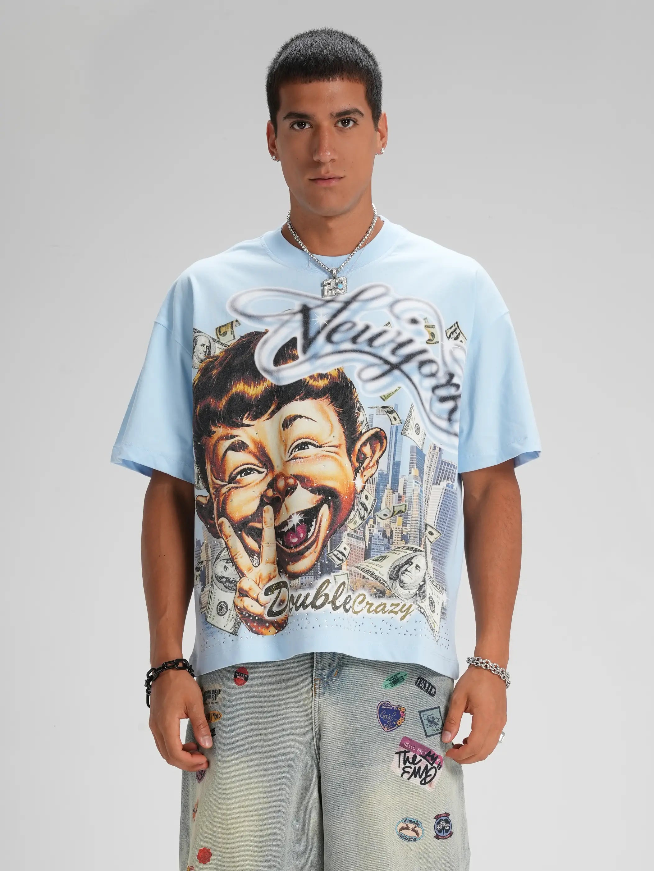 Camiseta holgada con parodia de "Iced Out Money" - 584