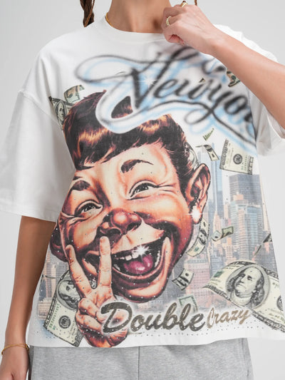 Camiseta holgada con parodia de "Iced Out Money" - 584