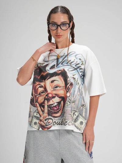 Camiseta holgada con parodia de "Iced Out Money" - 584