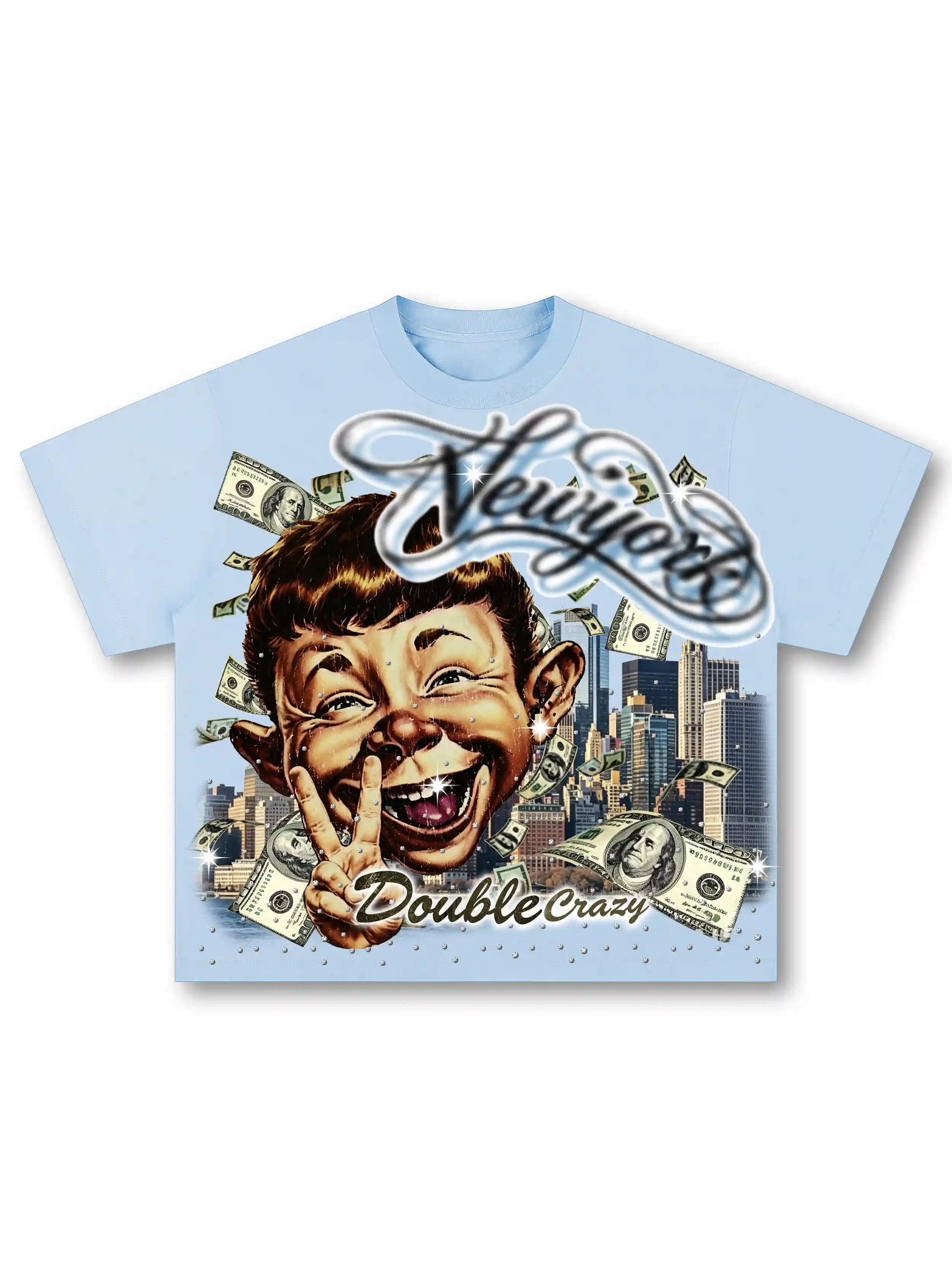 Iced Out Money Parody Boxy Tee-584