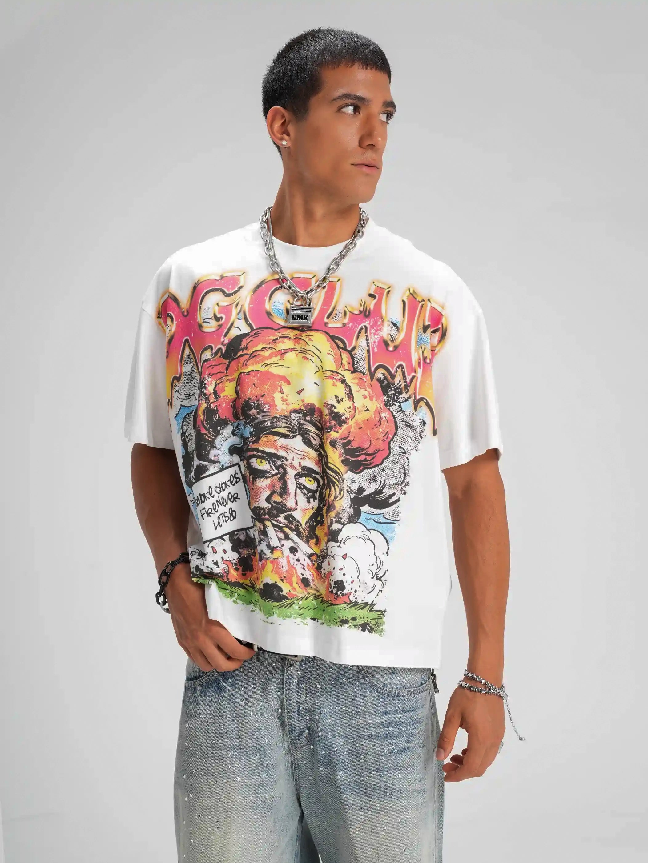 Comic Smoke Sorona Boxy Tee-588
