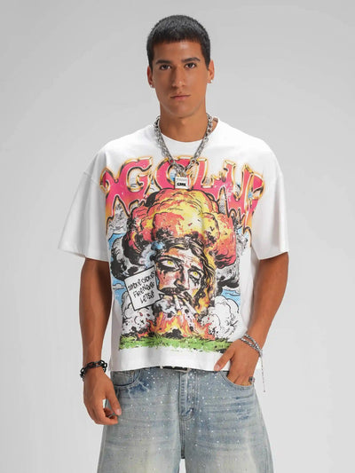 Camiseta holgada Sorona Comic Smoke-588