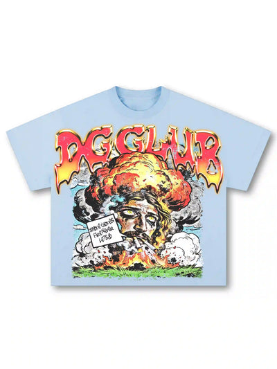 Camiseta holgada Sorona Comic Smoke-588