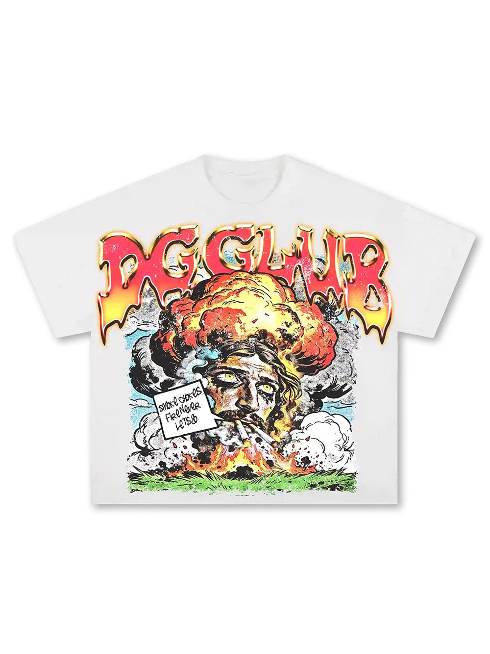 Camiseta holgada Sorona Comic Smoke-588