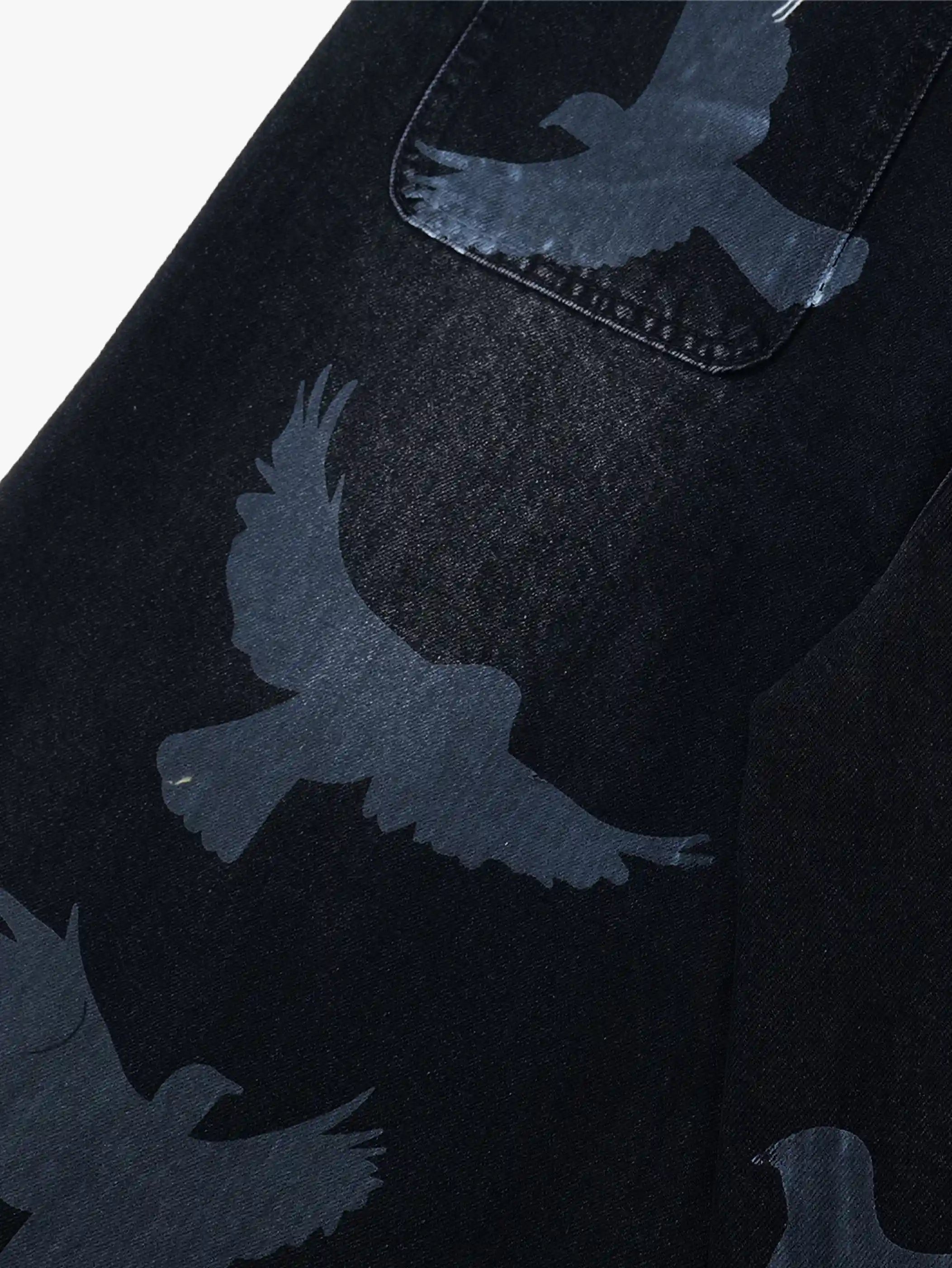 Bird Flight Denim Shorts - S966