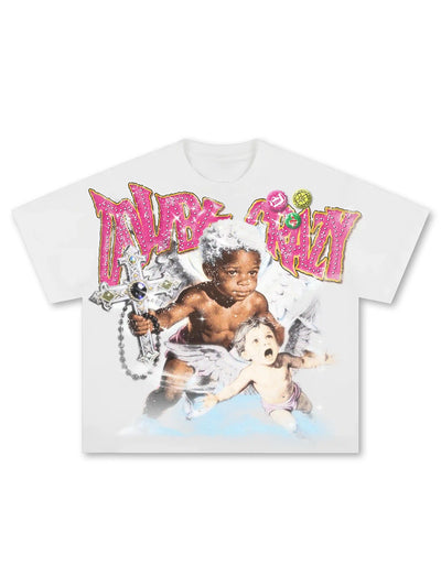 T-shirt Rockstar Chérubin Givré-590