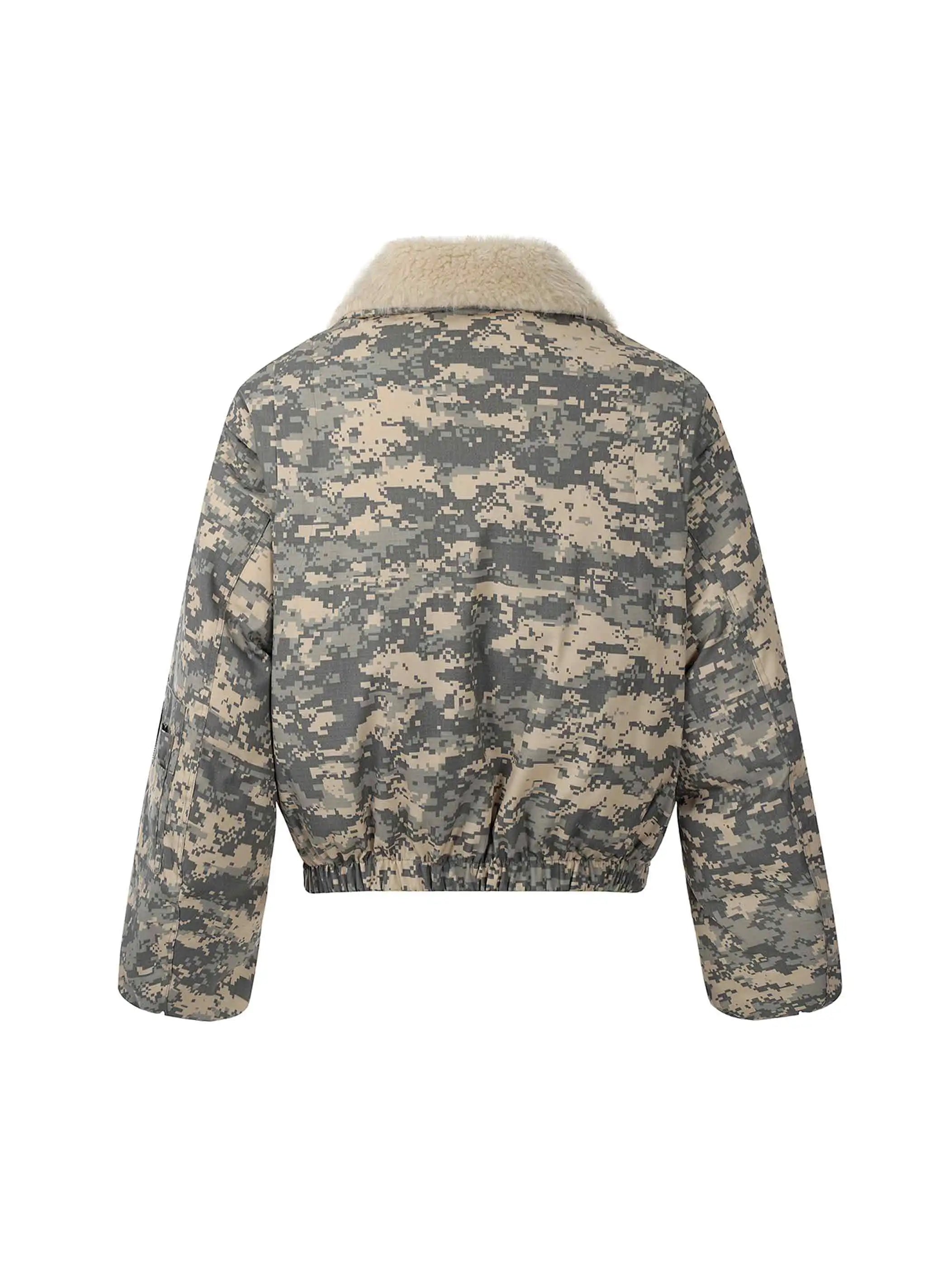 Fur Camo Rebellion Outerwear-S1164