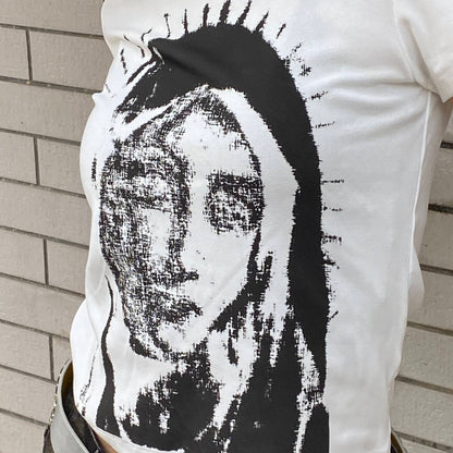 Street Style Virgin Mary Baby Tee -140