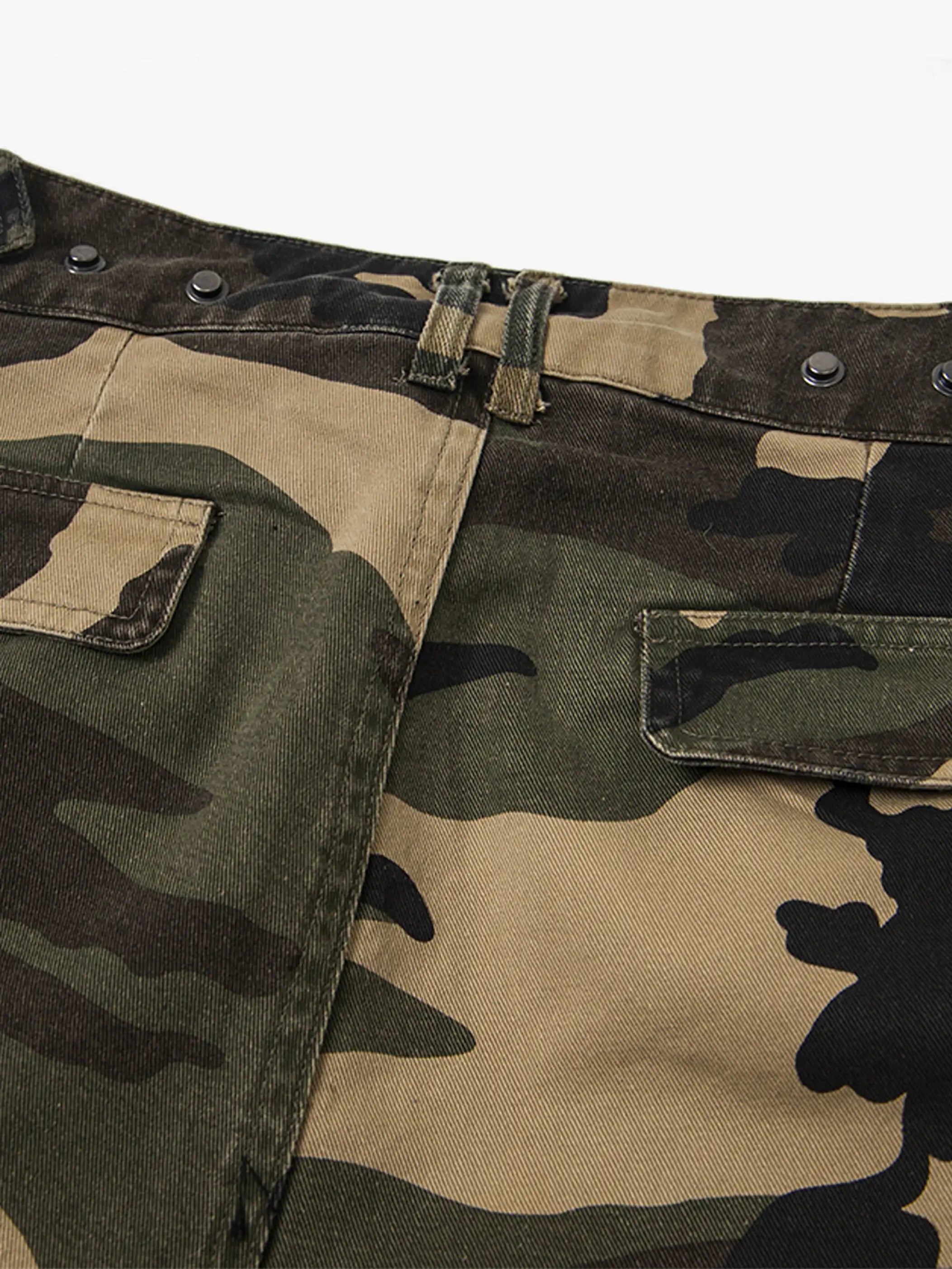 Dual Tone Cargo Shorts-S1102