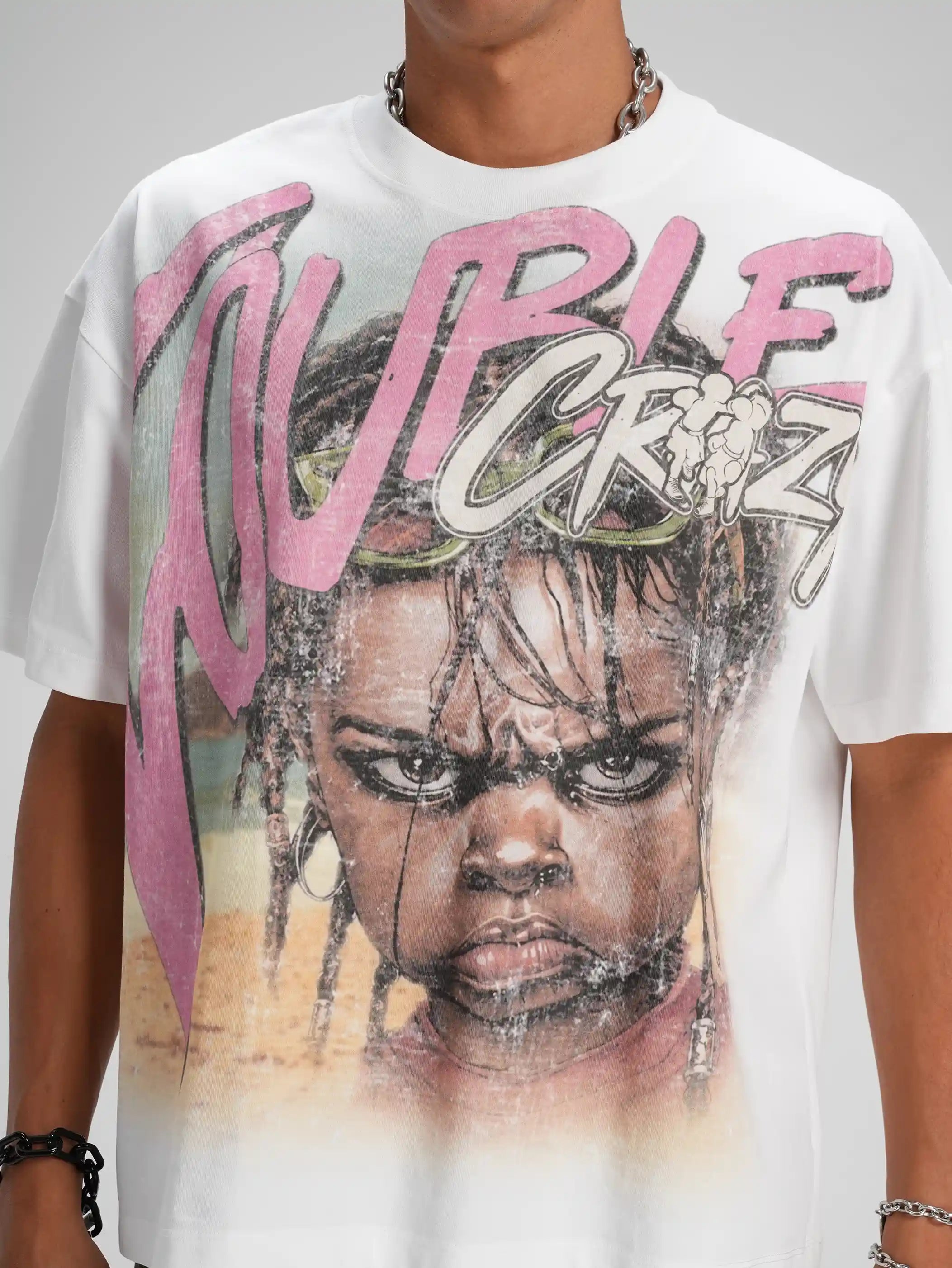 Rockstar Braids Boy Boxy Tee-602