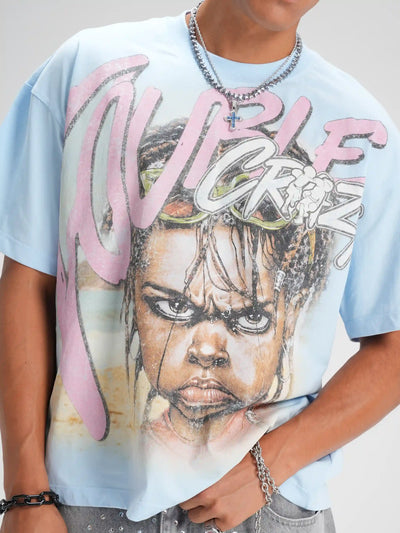 Rockstar Braids Boy Boxy Tee-602