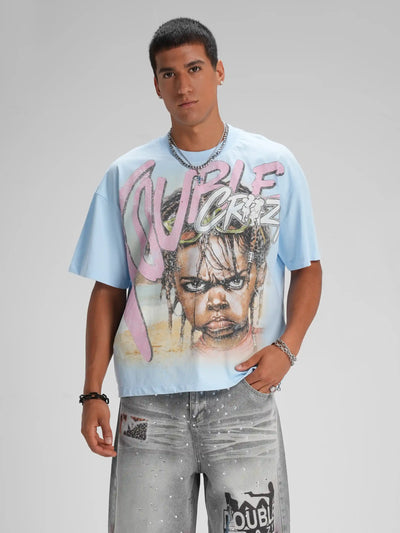 Rockstar Braids Boy Boxy Tee-602