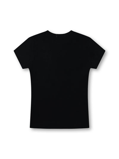 Iced Out Bubble Text Baby Tee-604