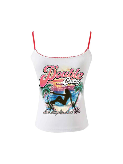 Airbrush Gun Girl Slim Cami-607