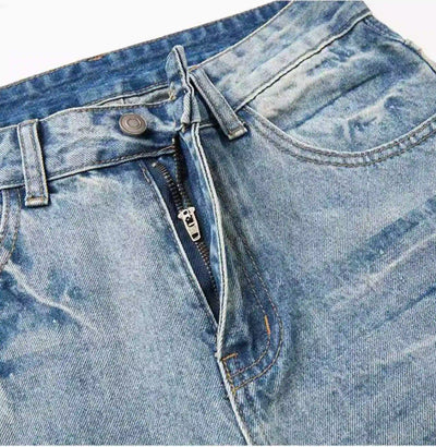 Sparkle Tribal Fire Wide Jeans-611