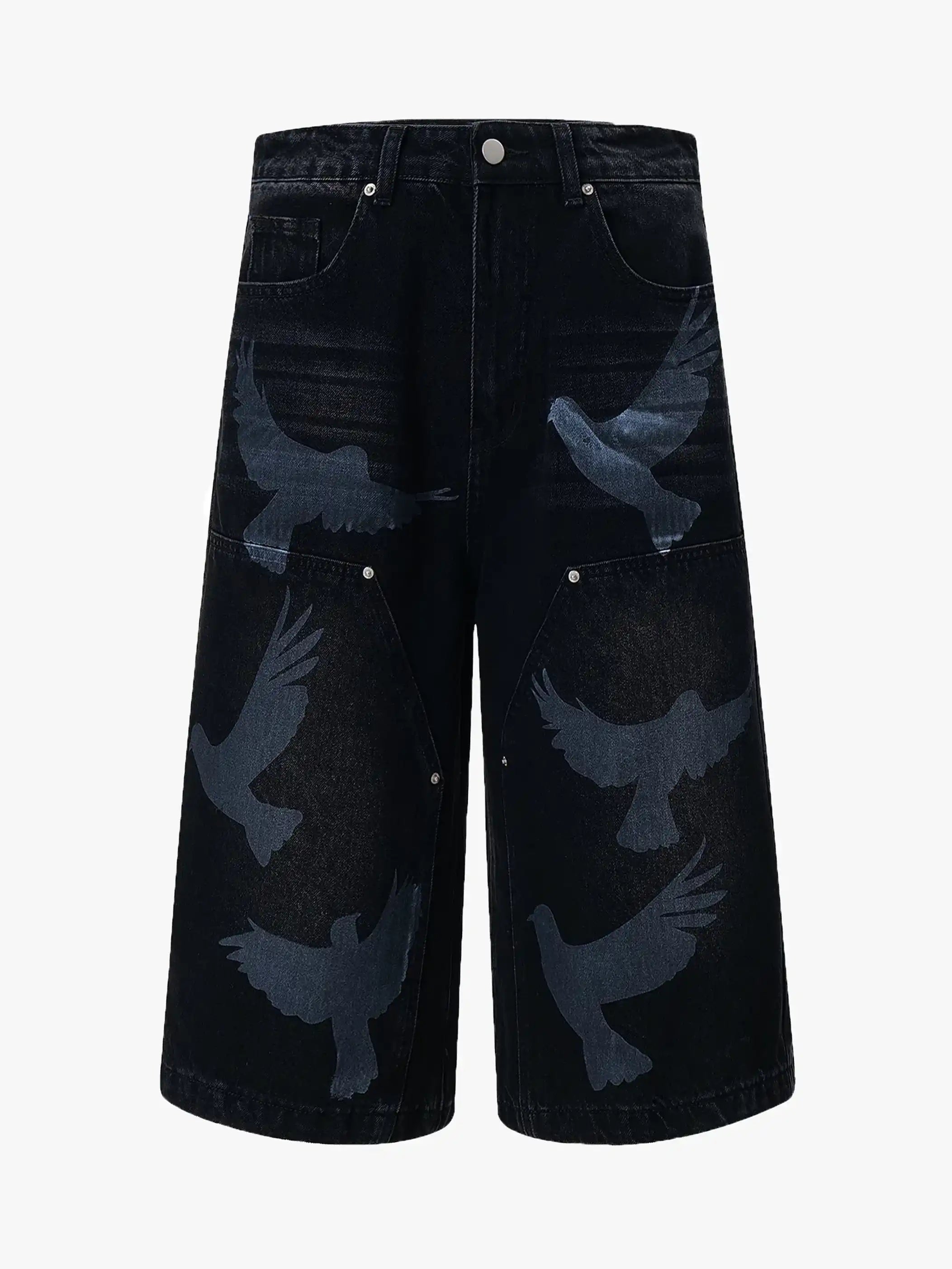 Bird Flight Denim Shorts - S966