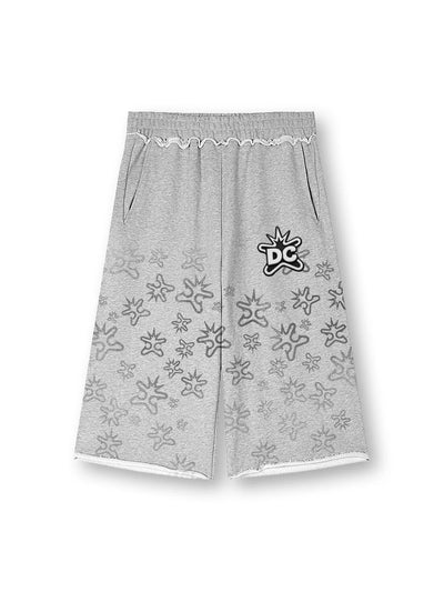 Vintage Splatter Terry Shorts-621