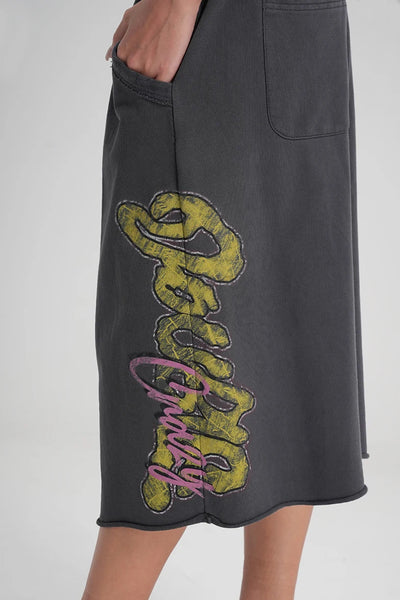 Pantalones cortos de dobladillo deshilachado Sparkle Script-630