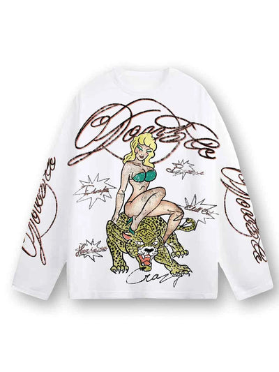Leopard Pinup Long Sleeve-643