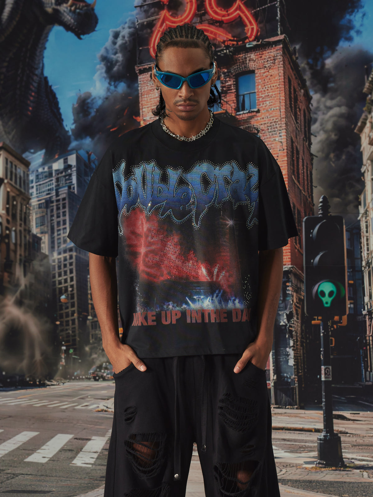 Bling Concert Faded Tee-626