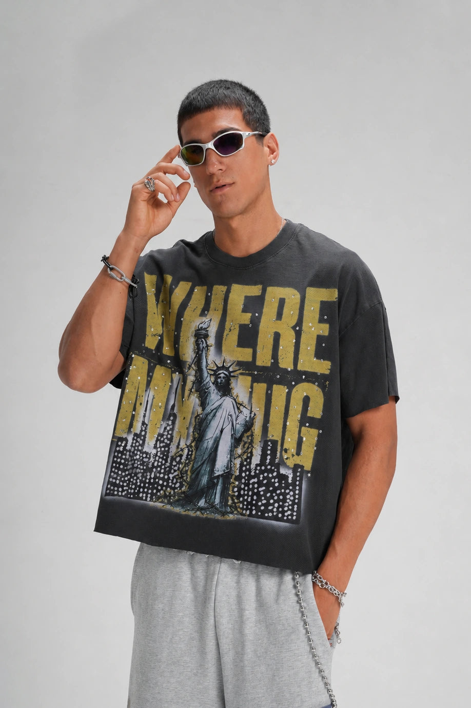 Liberty Slogan Vintage Tee-656