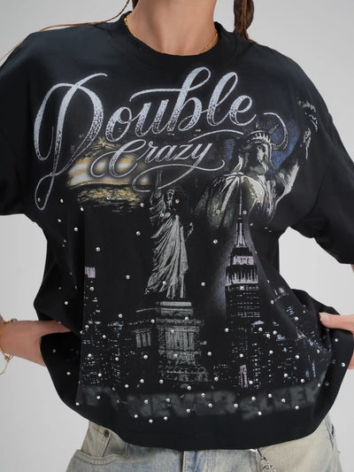 Camiseta Bling City Never Sleeps-659