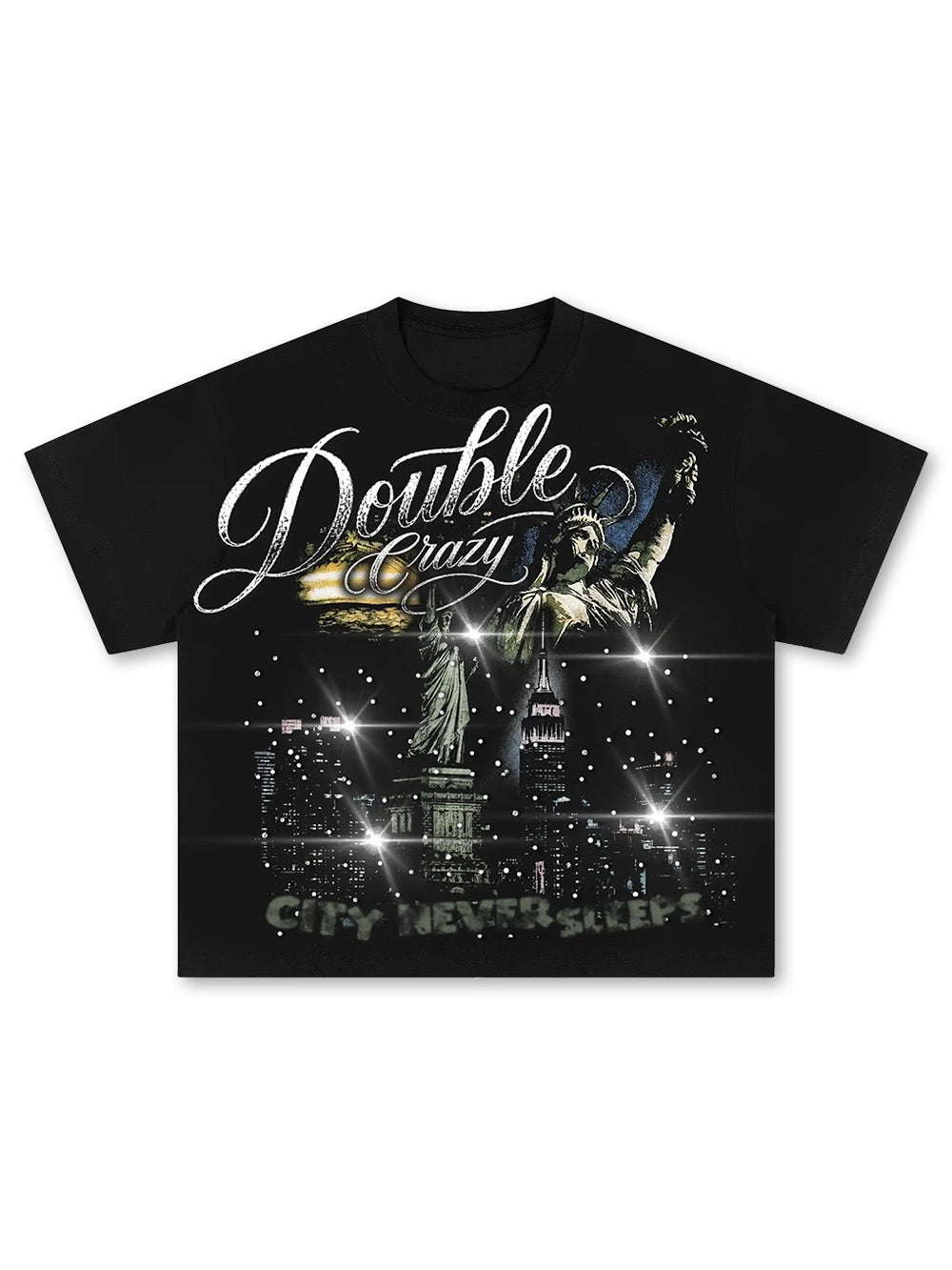 Camiseta Bling City Never Sleeps-659