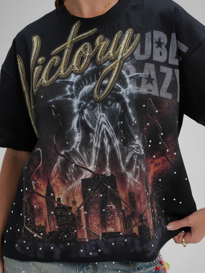Burning City Liberty Tee-660