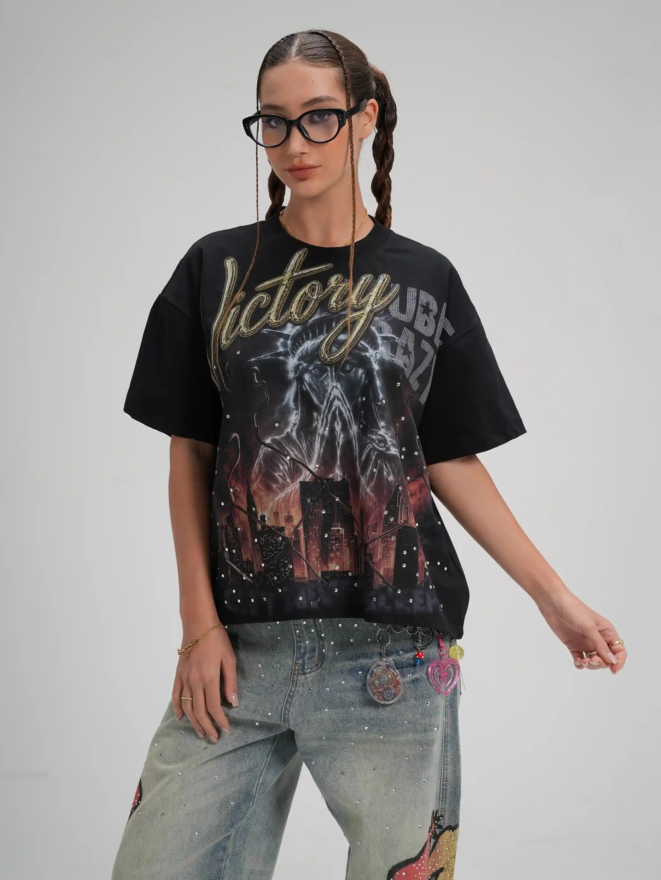 Burning City Liberty Tee-660