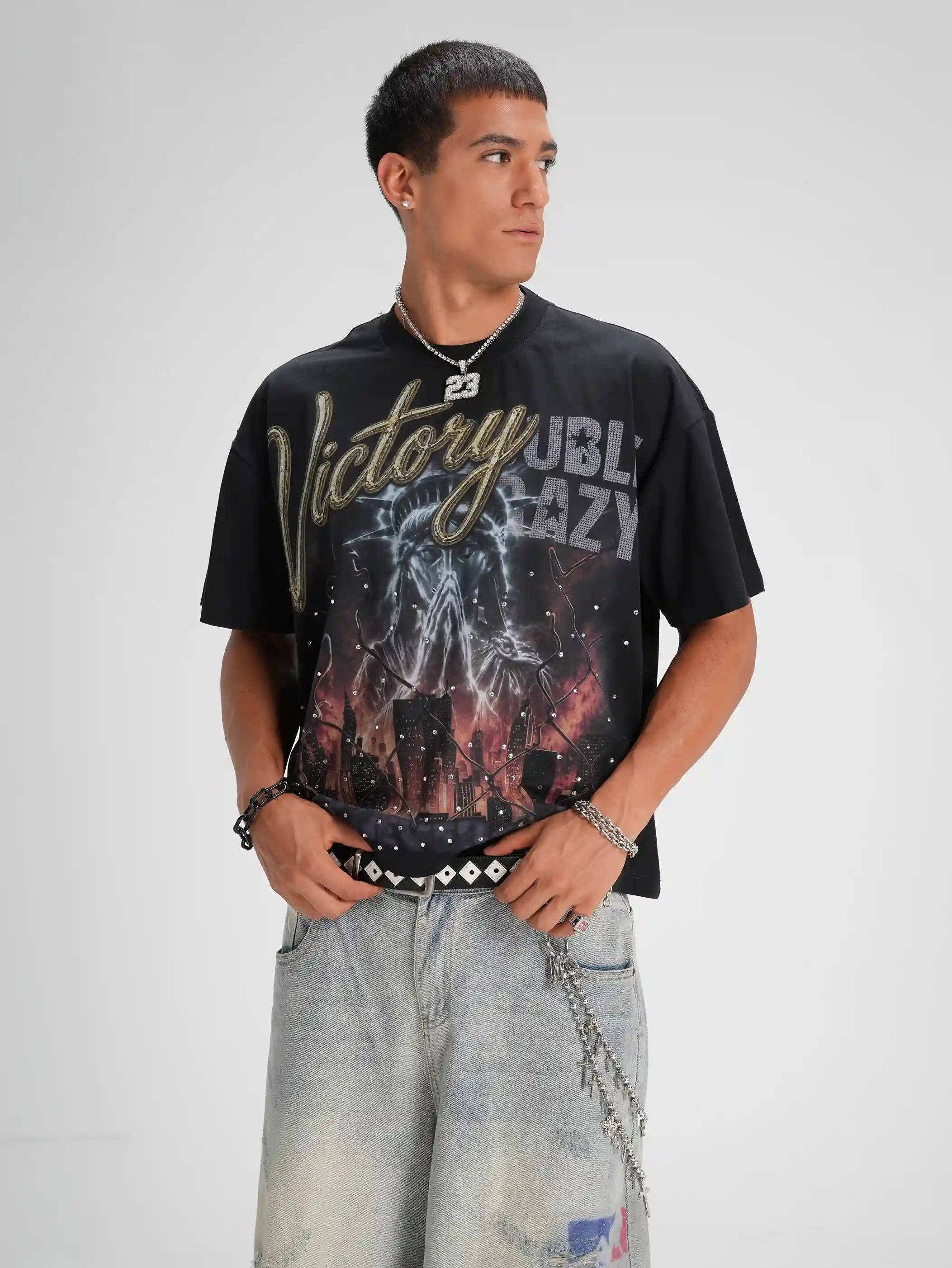 Burning City Liberty Tee-660