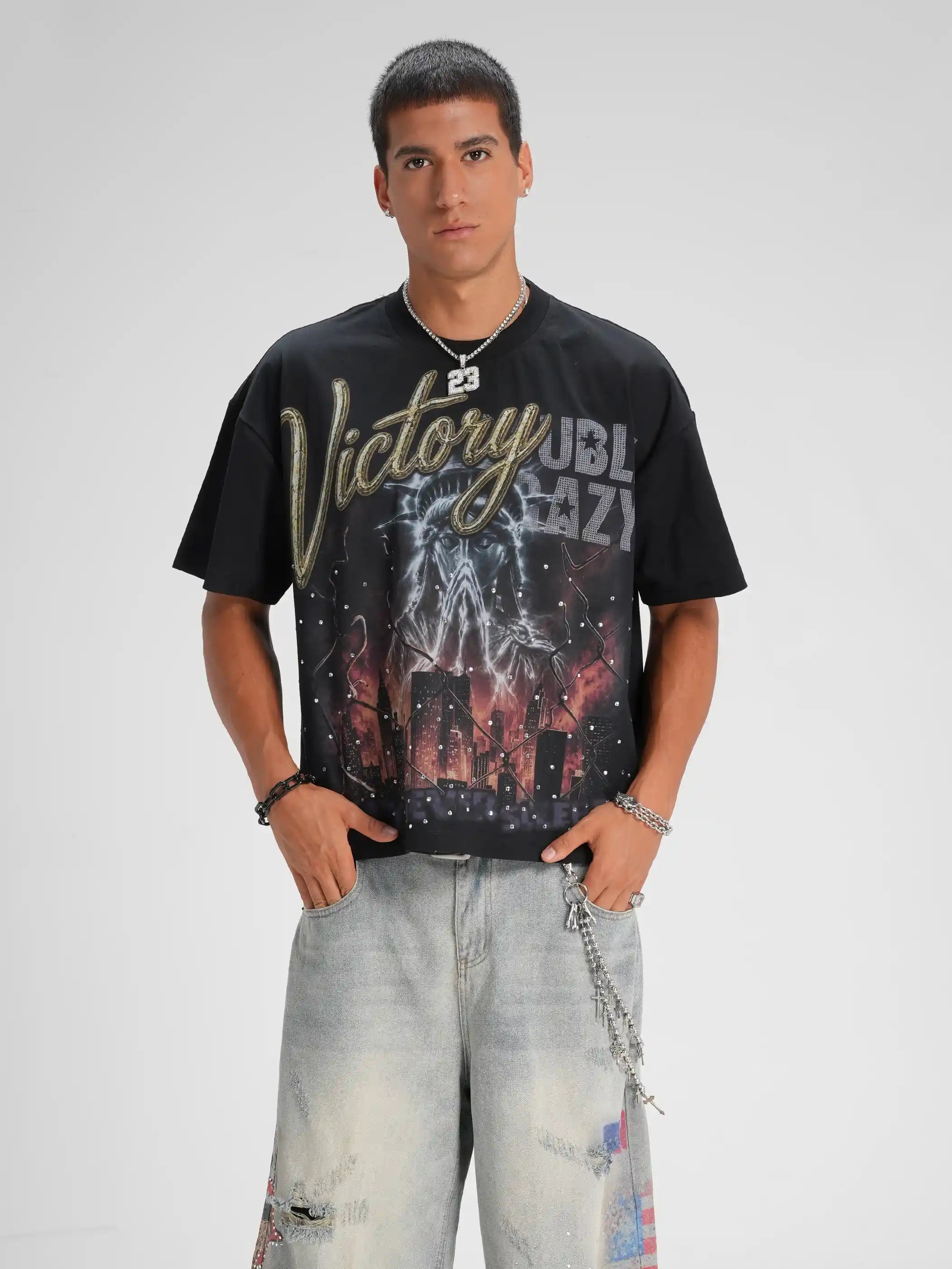 Burning City Liberty Tee-660