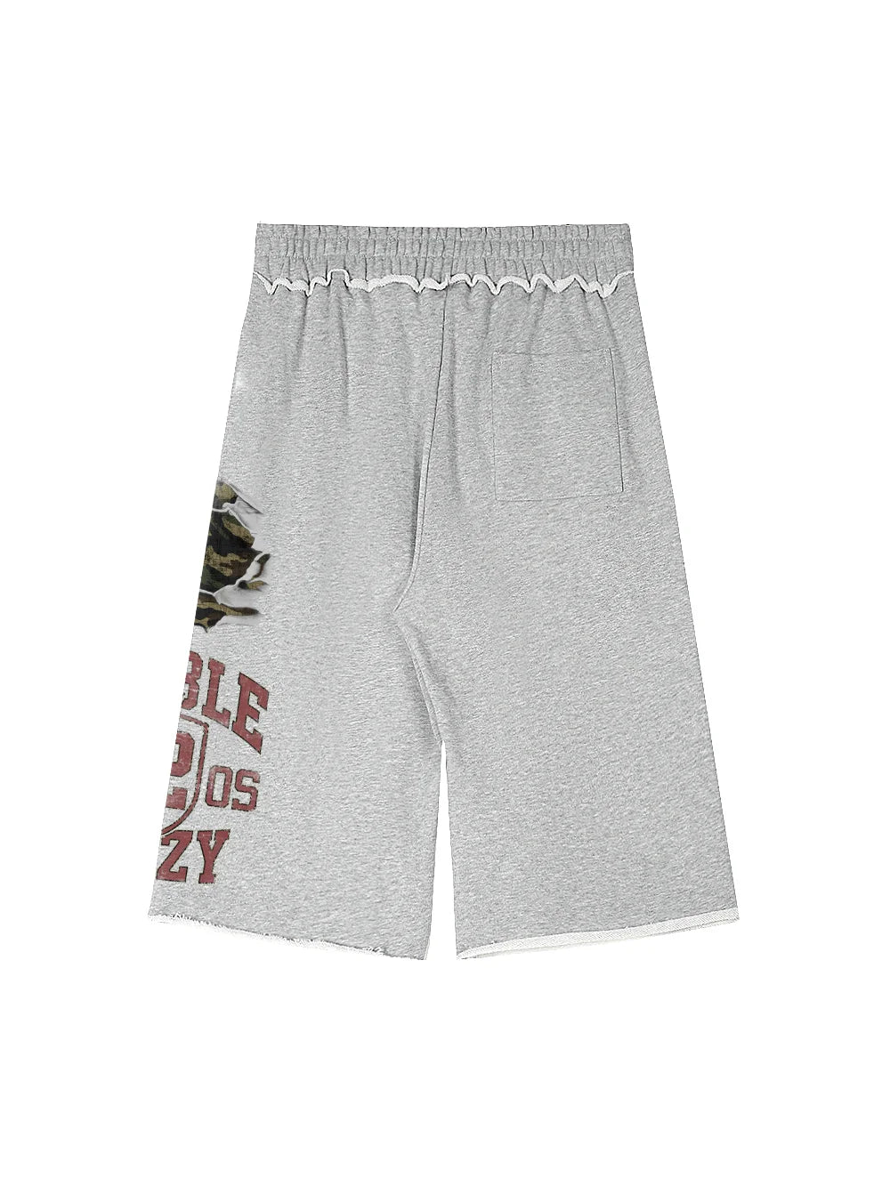 Varsity Camo Sweat Jorts-662