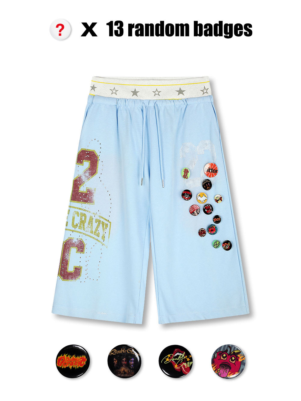 Shorts superposés Faded Star-663