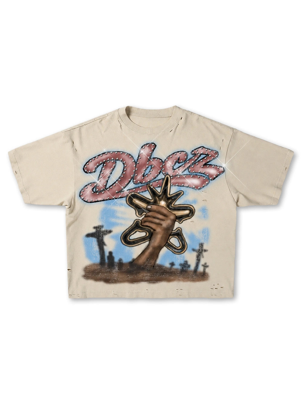 Camiseta Vintage Bling Lápida-678