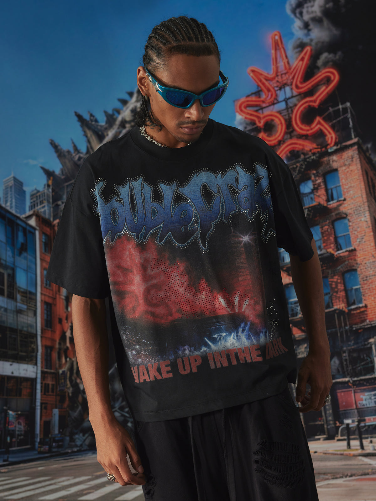 Bling Concert Faded Tee-626
