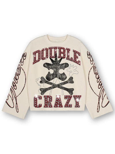 Dark Grunge Crossbones L/S-685