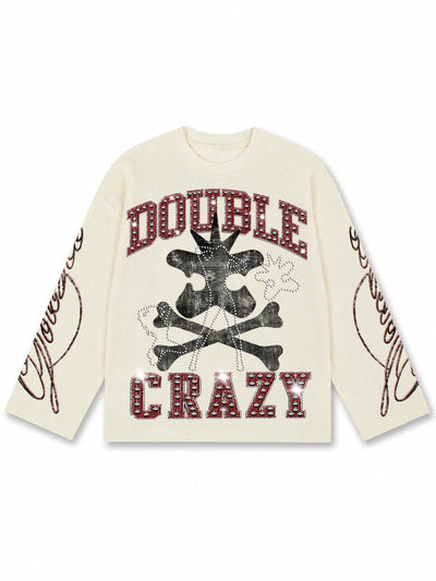 Dark Grunge Crossbones L/S-685