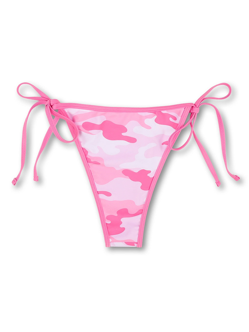 Rhinestone Pink Camo Bikini Set-653