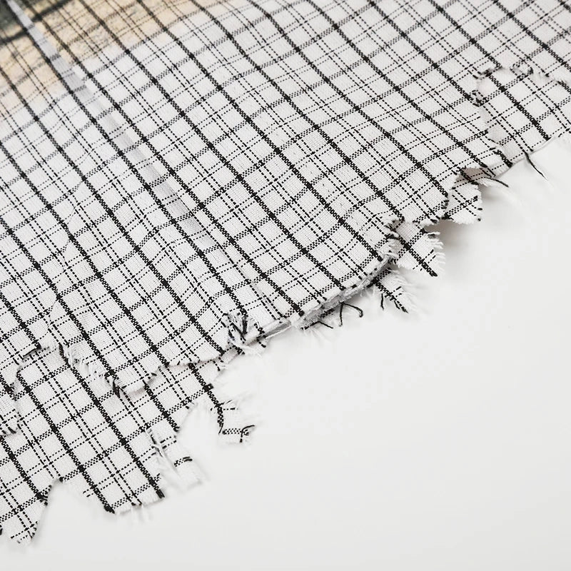 Chemise à carreaux effet vieilli Gator-668